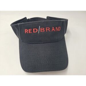 Red Brand Drive Headwear Sun Golf Visor Strapback Adjustable Hat Cap Men Black